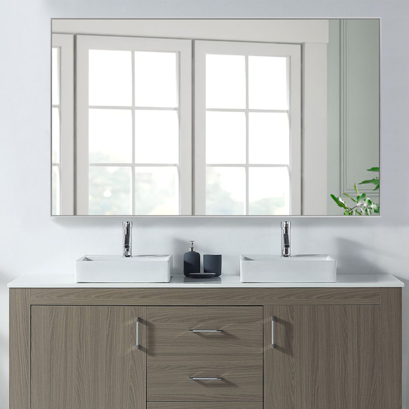 Latric Rectangle Wall Mirror