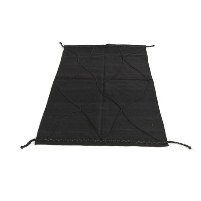 3'5 x 5'0 Phillippi Dark Brown Rug