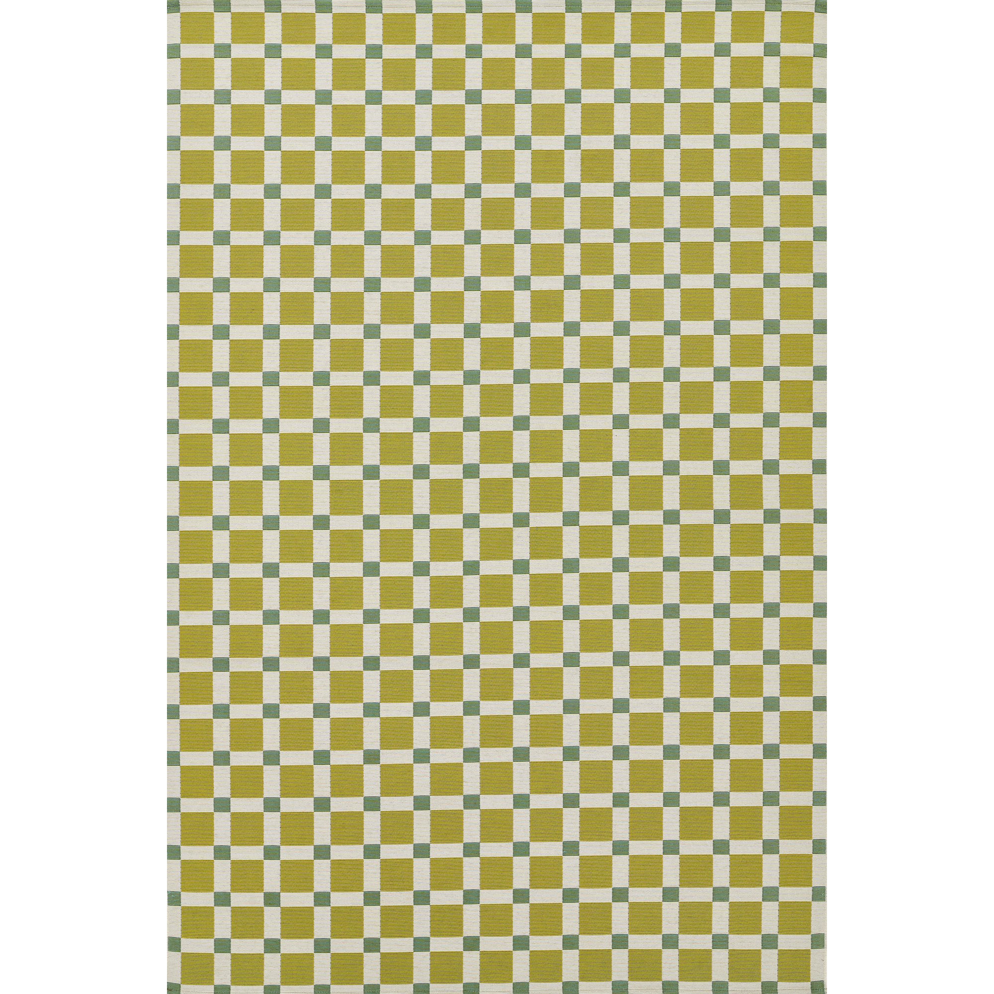 Icon Geometric Indoor Outdoor Green Rug, Rectangle 7'10" x 10'