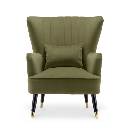Nettey Upholstered Wingback Chair