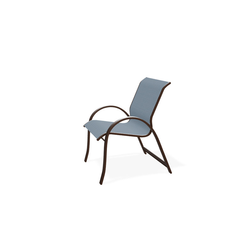 Aruba 1 Outdoor Dining Armchair, Kona