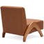Chaise d'appoint rembourrée avec pieds en bois-946729181