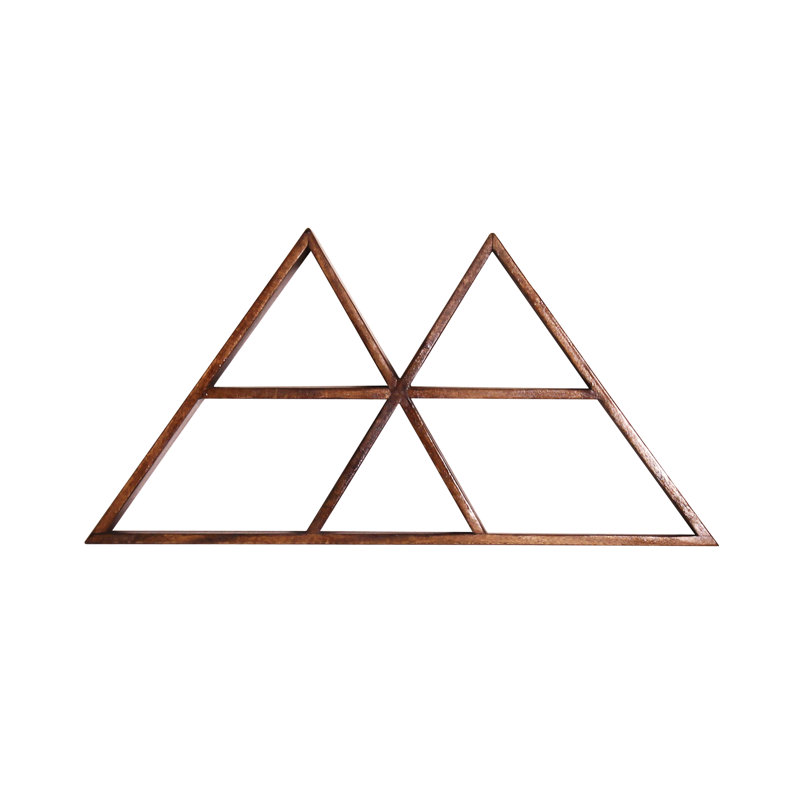 Artyom 2 Piece Triangle Mango Accent Shelf