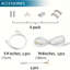 6pc T5 2ft Tube Luminaire 10w 6000k