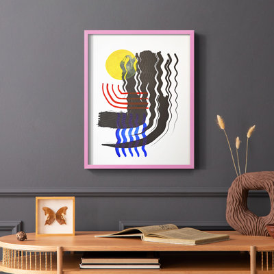Shifting II, reproduction encadrée - bois massif