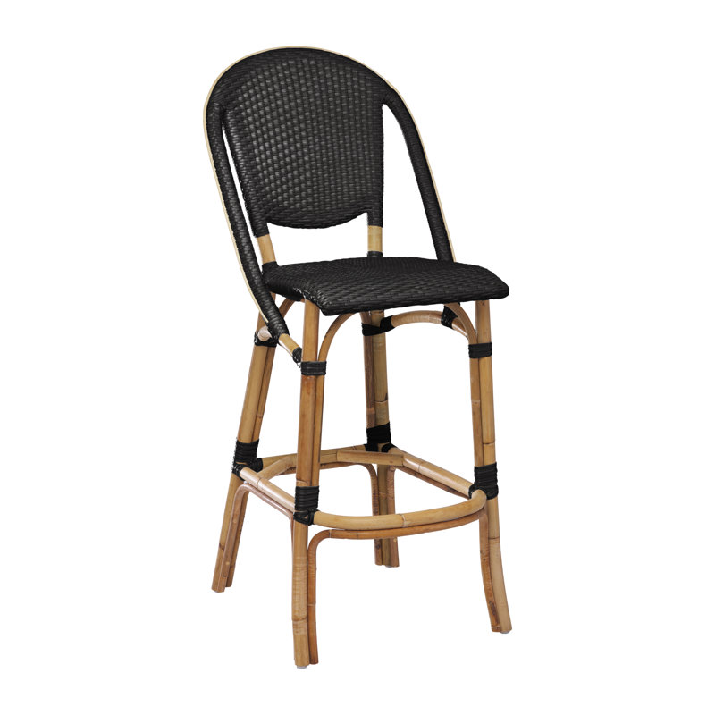 Tabouret Popplestone, Tabouret de bar (siège d'une hauteur de 29,9 po), Noir