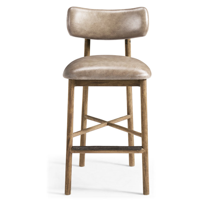 Stone Ridge Leather Bar Stool