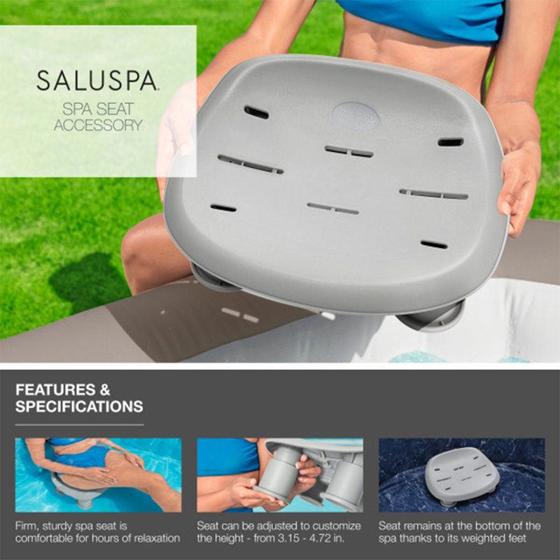 Coleman Napa SaluSpa AirJet Hot Tub with 4 Bestway Pool & Spa Seat