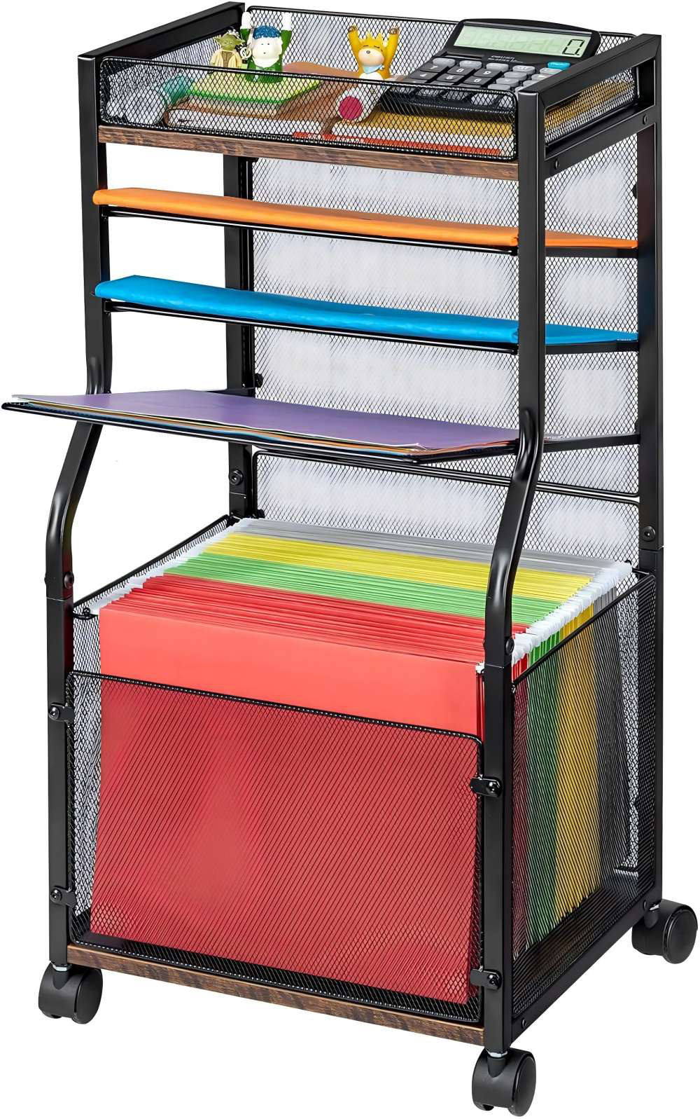 GO APPLIANCE CENTRAL, LLC 27.87'' H x 14.17'' W File Cart with Wheels