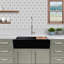 36" L x 19" W Farmhouse/Apron Kitchen Sink with Basket Strainer, Cutting Board, Drain Asembly and Sink Grid-73217459