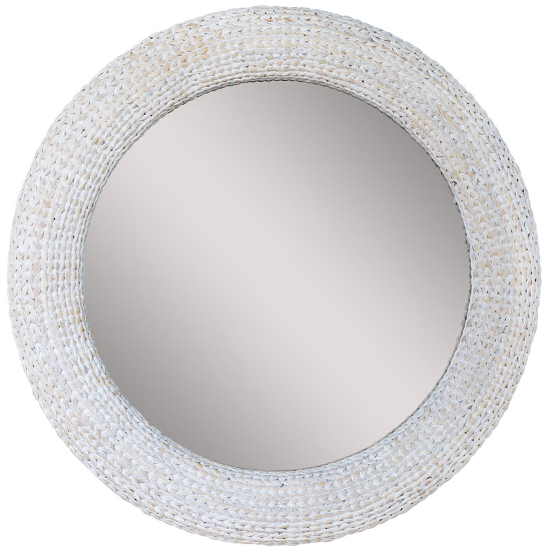 Miroir décoratif, Blanc délavé