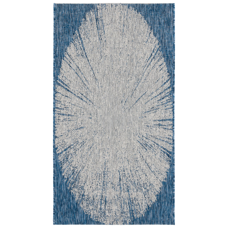 Amabella Performance Abstract Indoor/Outdoor Area Rug, Rectangle 2'7" X 5'