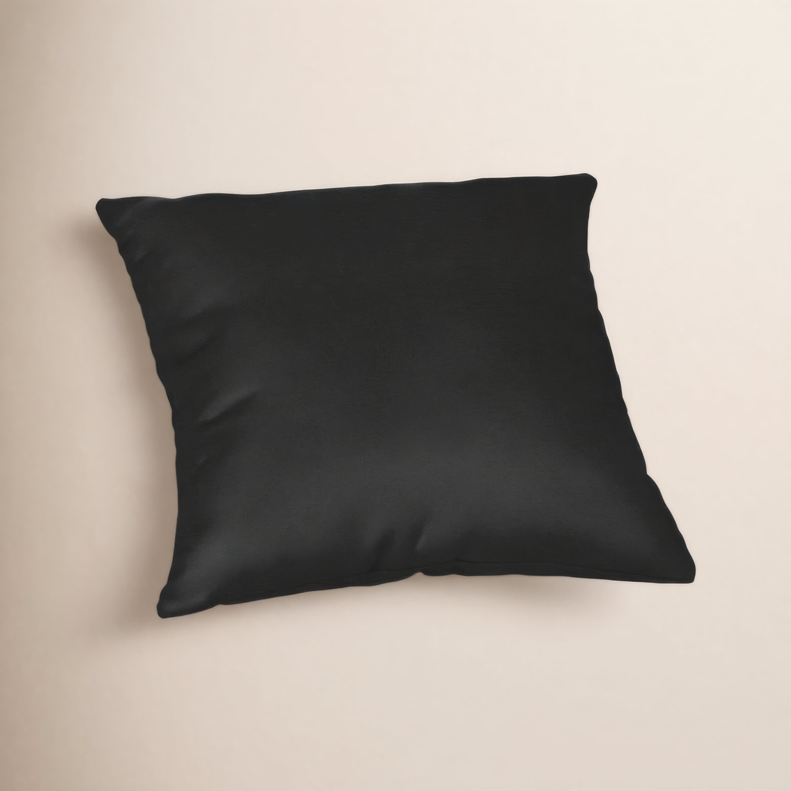 Sunbrella® Throw Pillow, 15"H x 15"W, Canvas Black Sunbrella®