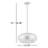 Mishra 1-Light Single Drum LED Pendant-1072916056