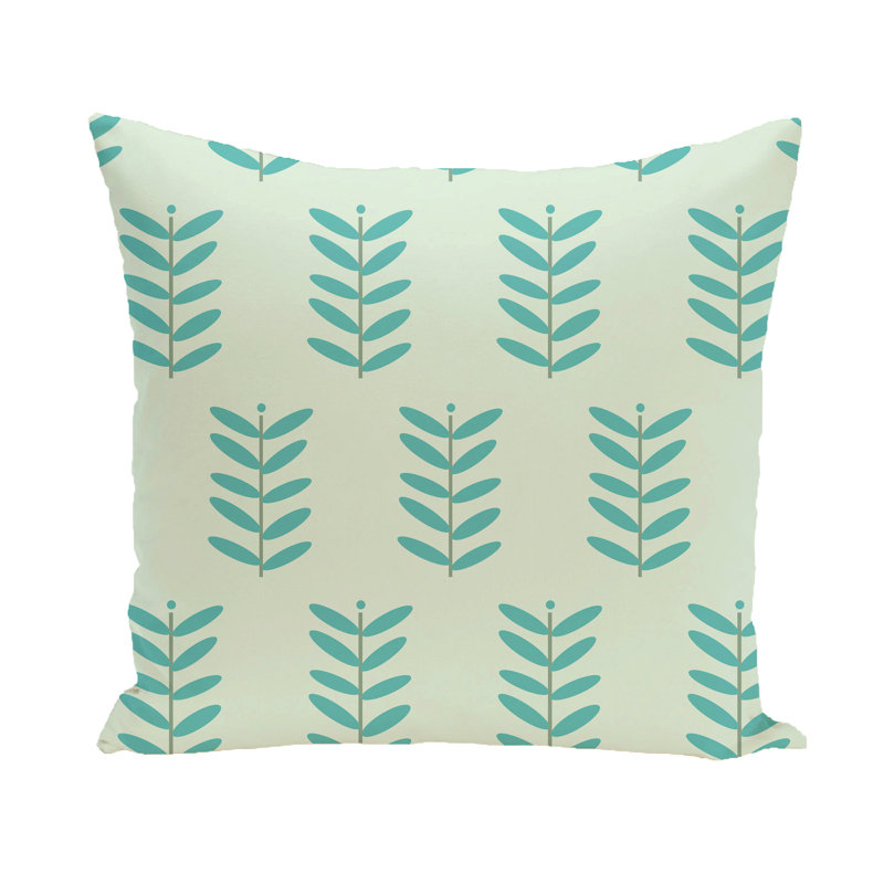 Housse et insert de coussin d'extérieur Petal Pusher, Jade, H 16 po x l 16 po