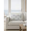 Grey Drifted Oyster Linen Pillow 14x20 Cover Only