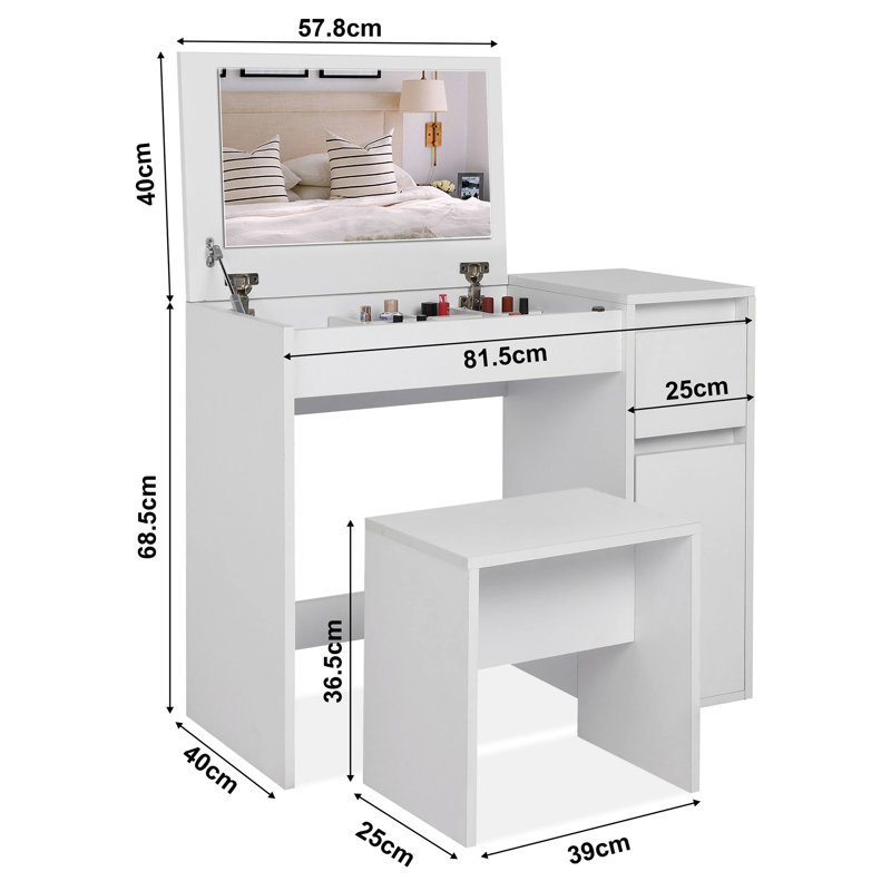 Dressing Table with Mirror