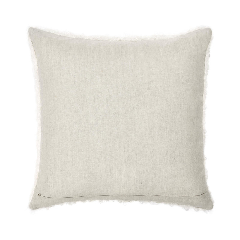 Carters 12x16 Fabric Ivory Throw Pillow, 22"H x 22"W