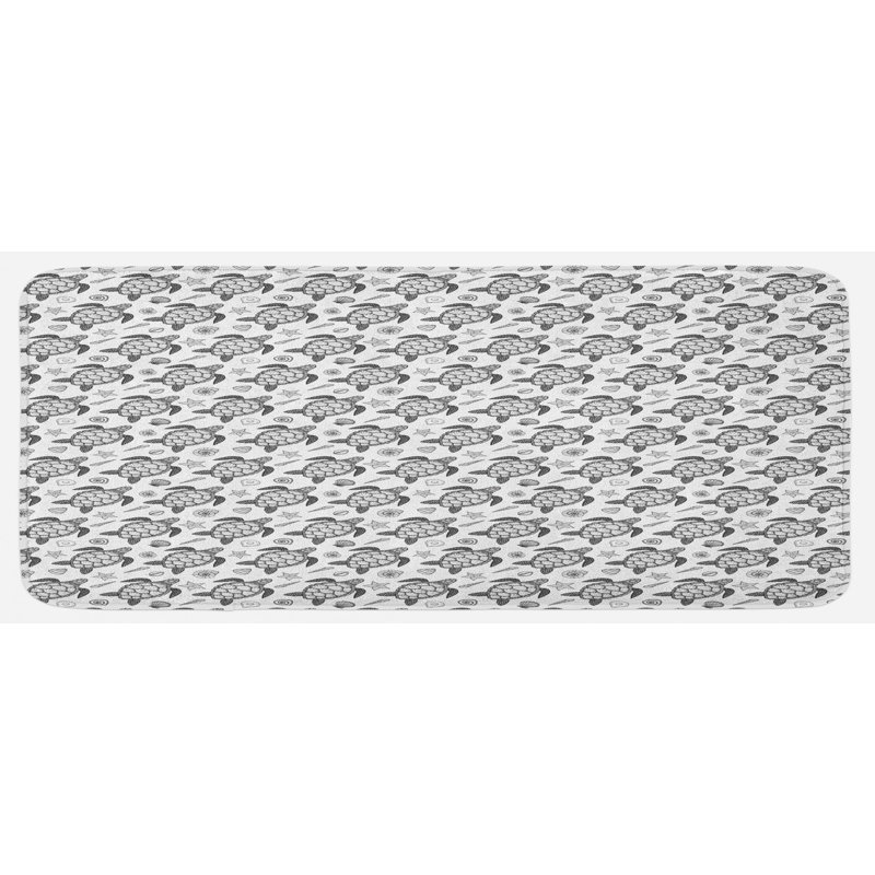 Coastal Synthetic Kitchen Mat
