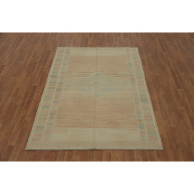 Geometric Kilim Handwoven Rug 5x7