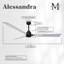 Ventilateur de plafond Alessandra 72-63956783-9636487