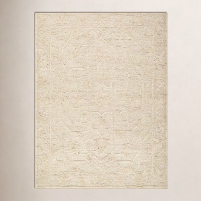 Savannah Handmade Wool Ivory Rug