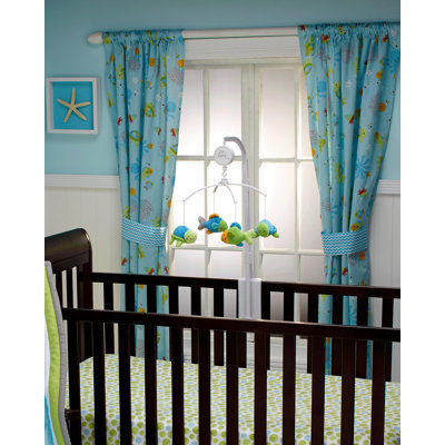 Kinnard Cotton Blend Sheer Curtain Single Panel