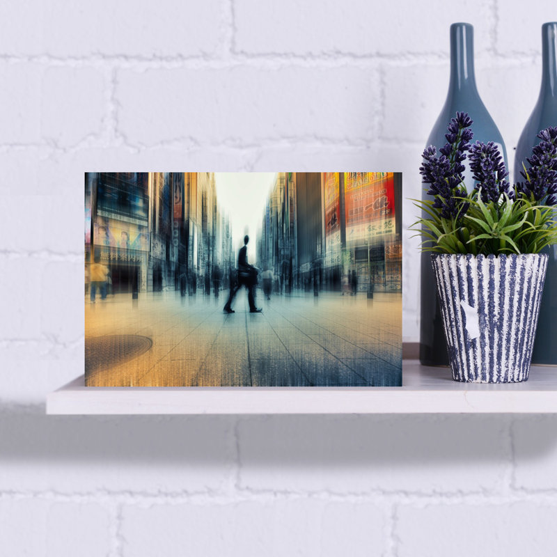 Walkers Contemporary Architecture City, art mural, H 12 po x l 18 po