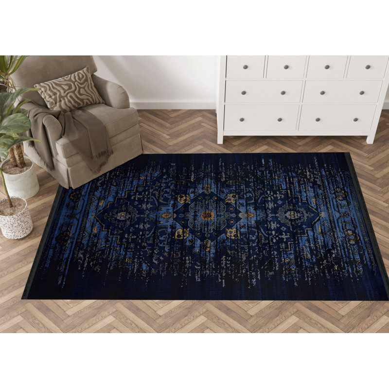 Tapis intérieur / extérieur Salangi, Rectangle 4 pi 27 po x 6 pi 3 po