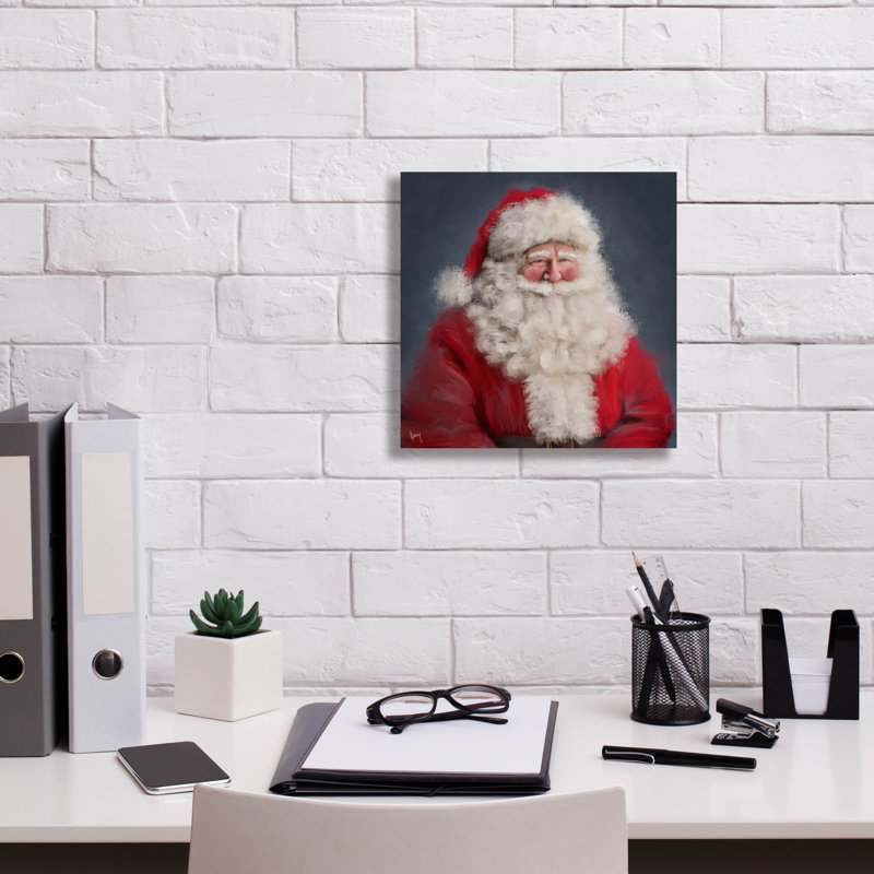 «Christmas Cheer» par Ashley Bradley, art mural, H 12 po x l 12 po