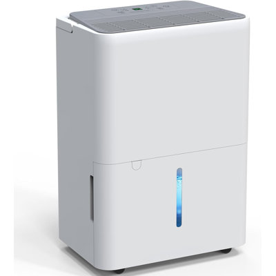 Dehumidifier, 12L/24h Dehumidifiers for Home, Dehumidifier for Bedroom/Basement/Bathroom, Low Energy Easy to Use Comes with 1M Drain Hose for 122m³/25m² Room