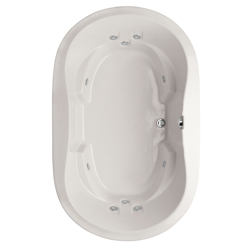 Savannah 66'' L Bathtub, White, Matte Black