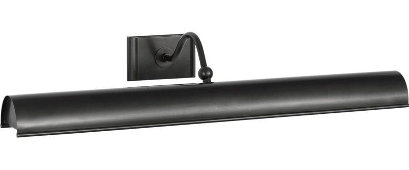 Hessen Picture Light, 4.75" H x 24" W x 9" D, Bronze
