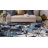 Florentia Floral Black/Gray/Cream Non-Slip Rubberback Area Rug-447009115