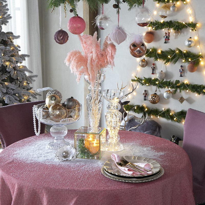 D3 ", boules de Noël décoratives, boules de Noël suspendues en verre pour décorations de fêtes, lot de 12