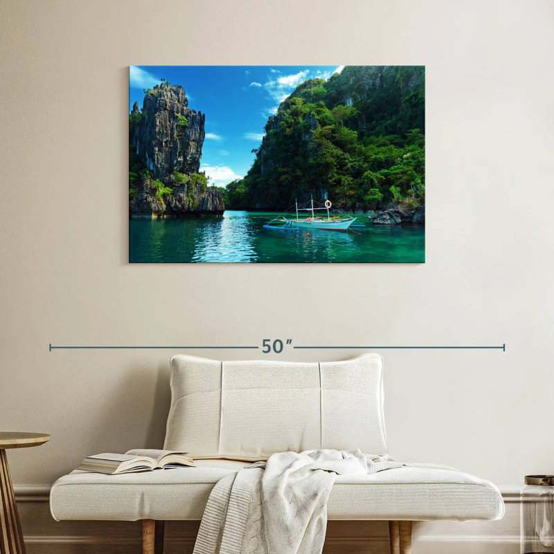 Mehar Tropical El Nido Boat, 26" H x 39" W