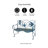 Zev Blue Fish Cast Iron Garden Bench