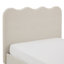 Lit simple tapissier Wave-129723435