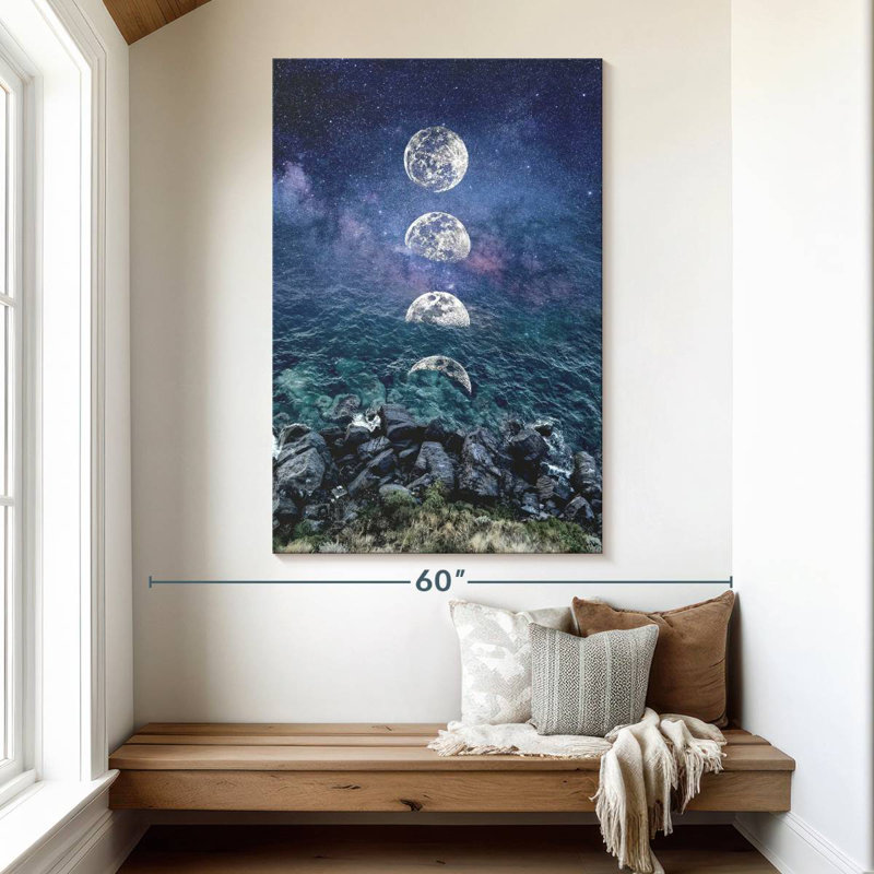 Oberle Moon Galaxy, 51" H x 34" W