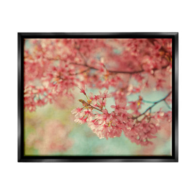 «Pink Cherry Blossoms», reproduction encadrée sur toile par Carrie Ann Grippo-Pike