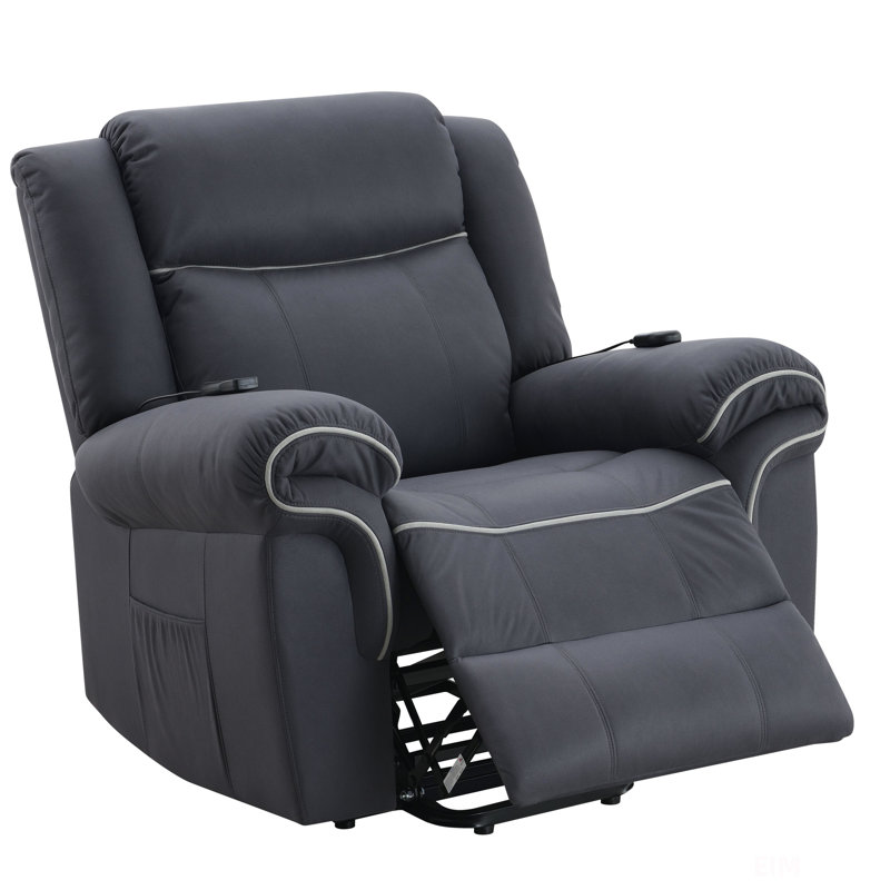 Fauteuil inclinable électrique avec chaleur et massage Zahir