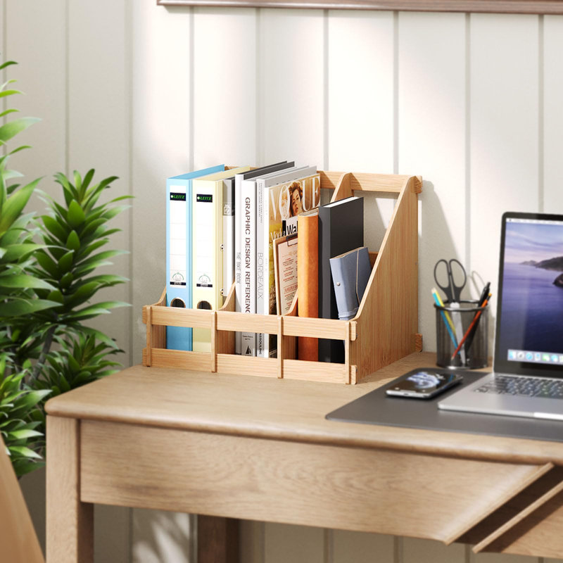 Bamboo File Organizer