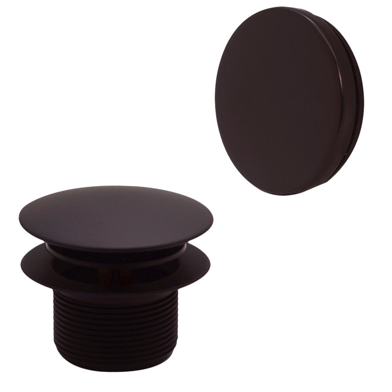 Drain de baignoire 1,5 "à gros bec avec plaque de débordement, Bronze huilé