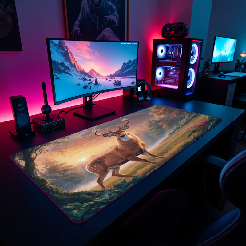 Polyester Desk Pad, 23.6x13.8