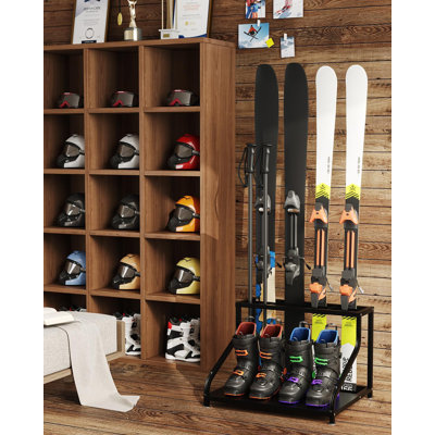 Steel Freestanding Ski/Snowboard Rack