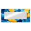 Feuilles numériques bleues et jaunes II - art mural miroir floral - imprimé sur métal-846847127