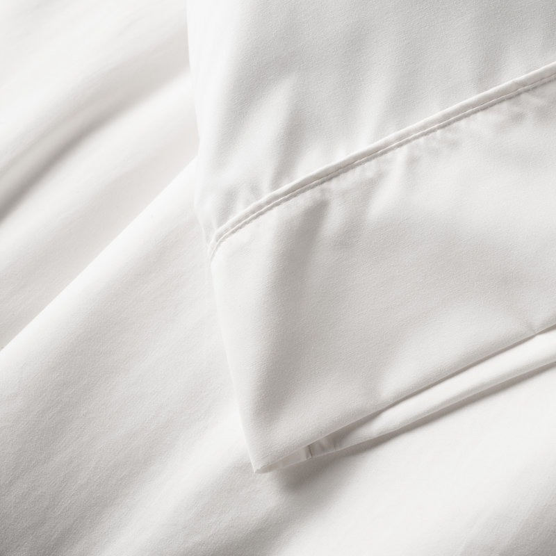 Lux 2 pièces Lux-Enzymed Ensemble de taie d'oreiller, Blanc, Grand