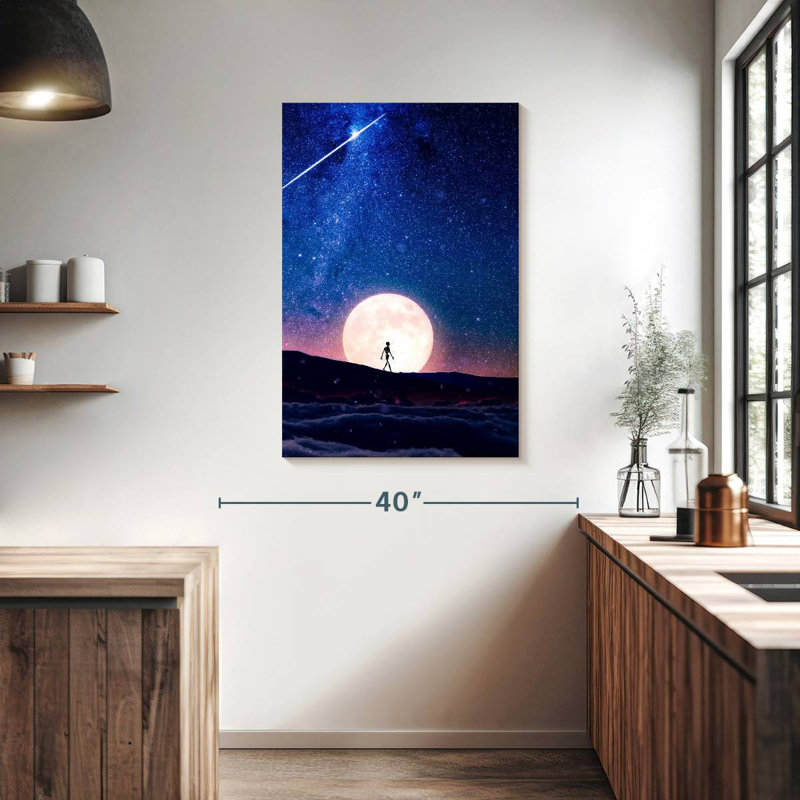 Kelan Space Walking Dead, 39" H x 26" W