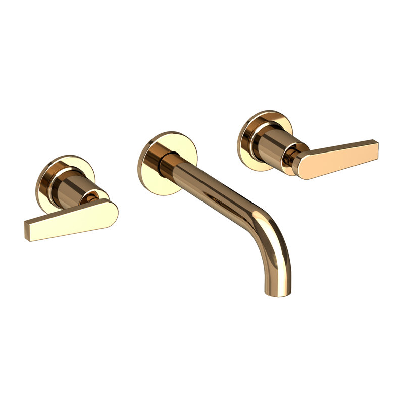 Dorrance Wall Mount Bathroom Faucet, French Gold