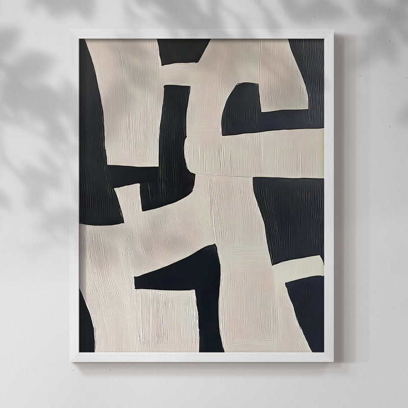ABSTRACT Series Dxci II - reproduction encadrée de qualité supérieure - prête à être accrochée - aucun clou requis ABAI51680